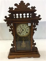 Ornate Keywind Kitchen Clock w/ Key