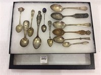 Lot of 12 Various Spoons Including