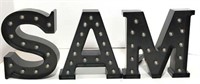 S.A.M Lighted Marquee Letters