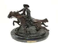 Bronze Frederic Remington Statue
