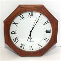 Wood Case Quartz Clock