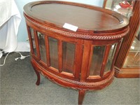 VINTAGE MAHOGANY CHOCOLATE TABLE