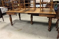 oak extension table -