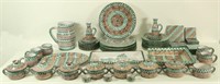 61-PIECE FRENCH POTTERY  ROBERT PICAULT