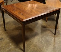 LARGE SQUARE MID-CENTURY MODERN ROSEWOOD TABLE