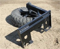 Skid Steer Rotating Feed Pusher