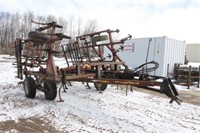 Kent 21ft Field Cultivator, Hydraulic Wings