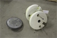 (3) Lawn Tractor Weights