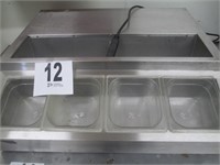 Stainless Steel 4 Compartment Warming Station