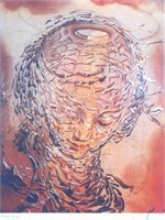 Dali Lithograph, "Cosmic Madonna"