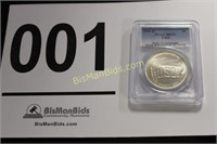1991-D USO 50th Anniversary Comm Silver Dollar