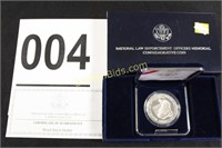 1997 Nat'l Law Enforcement Proof Silver Dollar