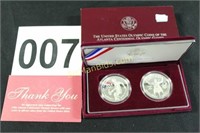 1996 Atlanta Centennial Olympic Games 2 Coin Set
