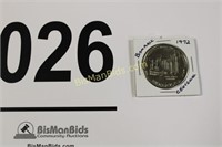 1972 Bismarck Centenniual Silver Comm Coin
