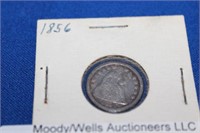 1856 SITTED LIBERTY DIME