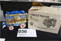Circus Wagon by James Bean Whiskey Decanter Full
