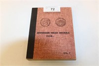 JEFFERSON HEAD NICKELS BOOK