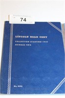 LINCOLN HEAD CENT NUMBER 2 BOOK