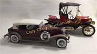 Two Franklin Mint Precision Model cars: