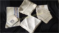 Large collection of linens: