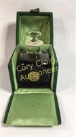 Glass unopened perfume bottle with Chypre fragranc