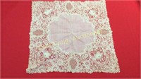 Five finely made lace handkerchiefs,