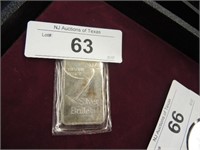 1 OZ. BAR .999 FINE SILVER