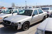 3 2008 Ford Crown Vic Silver