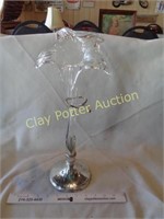 Unique Glass & Metal Vase Decor
