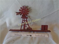 Custom Iron Windmill Decor