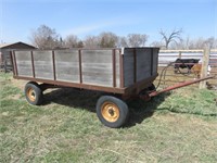 Wood grain wagon