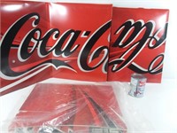 3 boîtes en carton Coca-Cola cardboard boxes