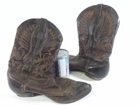 Bottes en cuir Boullet leather boots