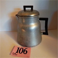VINTAGE ALUMINUM STOVE TOP  COFFEE POT BY
