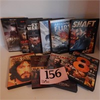 10 ASSORTED DVDS