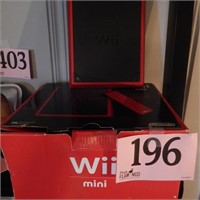 MINI Wii WITH BOX, INSTRUCTIONS AND CORDS