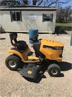 Cub Cadet XT1. 
89.6 hours runs good and pot