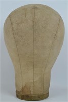 Vintage Canvas Cloth Millinery Head