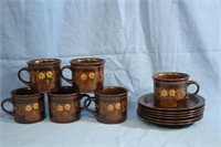 Set of 6 Royal Doulton Cups and Saucers
