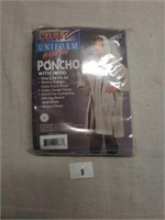 Scout uniform extras poncho with hood