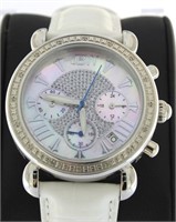 $1350 JBW Ladies MOP Diamond Designer Watch