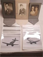 Vintage military photos, black and white