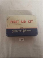 Vintage Johnson & Johnson first aid kit