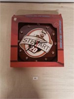 Tony Stewart Nostalgic Tin Clock Racing