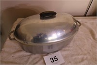 ALUMINUM ROASTER WITH LID