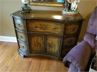 PAINTED FRENCH COUNTRY STYLE SERVER --
