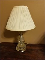 SMALL CRYSTAL LAMP WITH SHADE