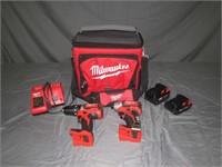 Milwaukee Cordless M18 2-Tool Combo Kit-