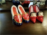 COLLECTIBLE SALT AND PEPPER SHOES -- "I LOVE LUCY"