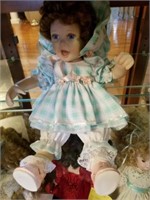 PORCELAIN DOUBLE FACED -- SIGNED BABY DOLL